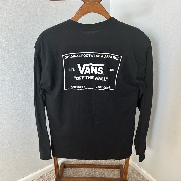 Vans Classic Black Long Sleeve Tee - Picture 2 of 4